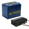Rebelcell 12V35 AV Li-ion Batteri (432 Wh) Med Laddare 12.6V10A Li-ion