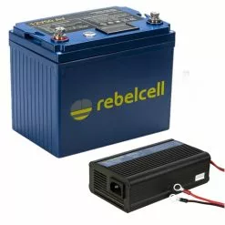Moteur traîne Soldes 22 Rebelcell 12V50 AV L-ion Batteri (632 Wh) Med Laddare 12.6V10A Li-ion