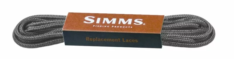Simms Replacement Laces Pewter 3 Simms Replacement Laces Pewter