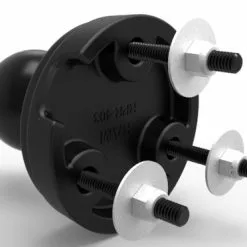 RAM Mounts RAM 4'' DIA. Riser Plate Kabelgenomföring -Moteur traîne Soldes RAP 402 3