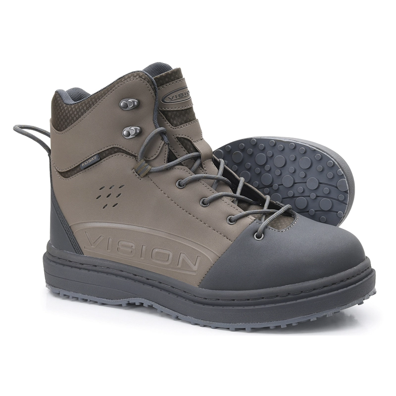 Vision Koski Gummi Wading Shoe Brown 3 Vision Koski Gummi Wading Shoe Brown
