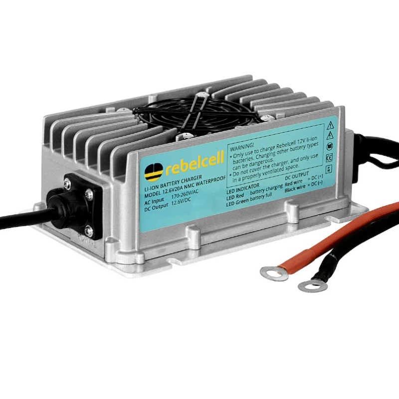 Rebelcell Laddare 12.6V20A Li-ion Waterproof 3 Rebelcell Laddare 12.6V20A Li-ion Waterproof